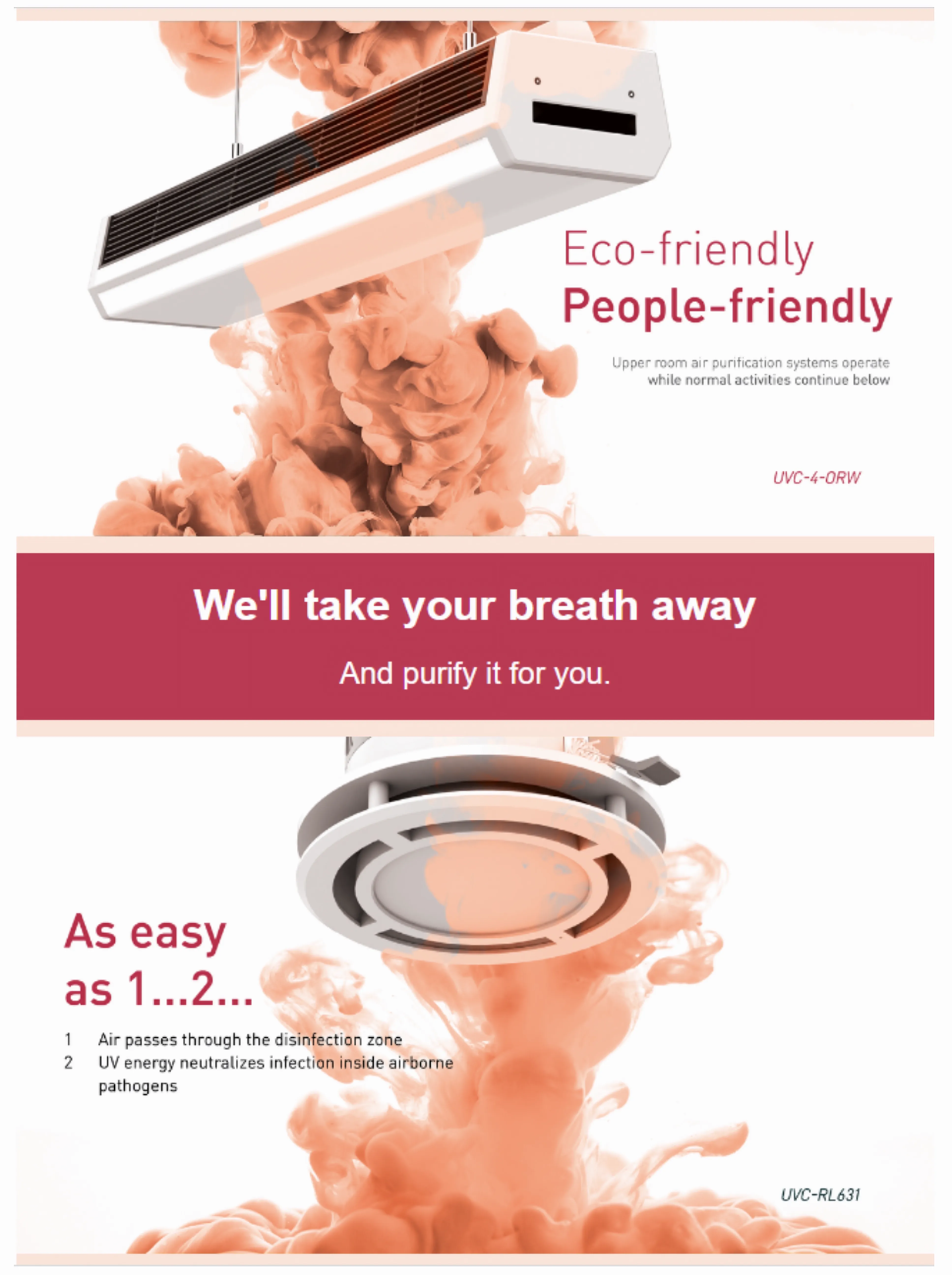 Edison Price AirClean email campaign layout with product imagery and copy.
