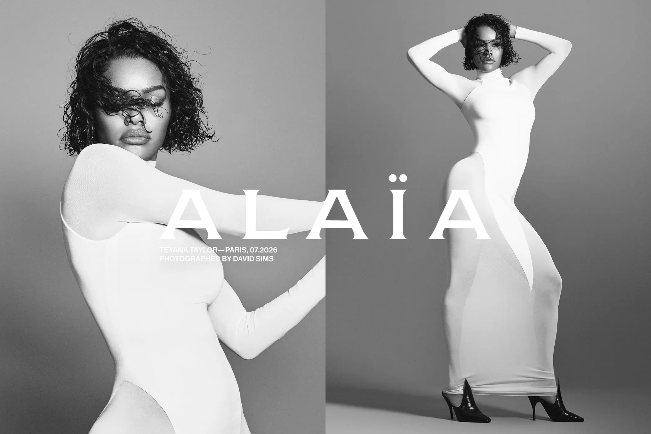 Alaïa editorial photograph carried on FWRD.